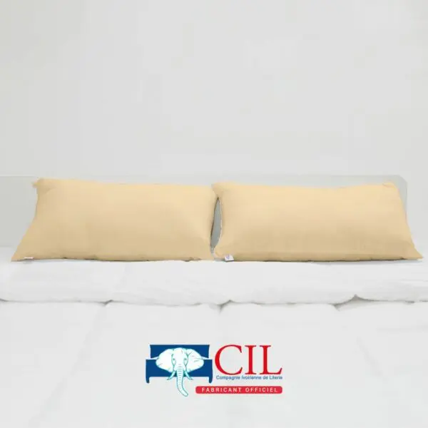 Cil Lot De 2 Oreillers Orthopédiques Serenity® - 45X70 Cm - Confort Plume Kaki – Image 3