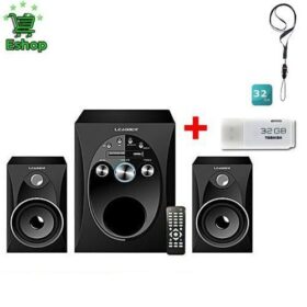 Leadder Home Cinéma - Multimédia Bluetooth Woofer SP MP3 /USB/Card + UNE Clé USB 32 Go Offert