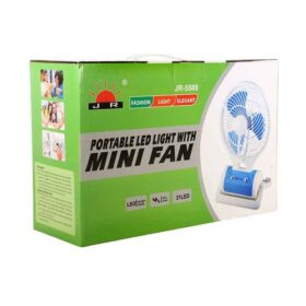 Mini Ventilateur Rechargeable Et Portatif Avec Veilleuse