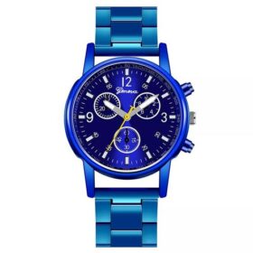 Montre à Quartz Pour Hommes -Bleu
