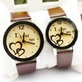 No Name Montre Couples Love - Marron