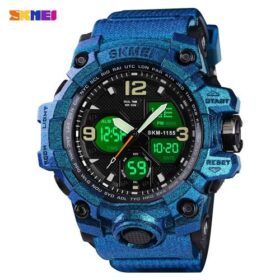 Skmei Montre LED Sport Numérique A Quartz Pour Homme - Spéciale Bleu