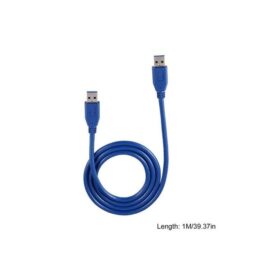 Cable USB 3.0 Male To Male- 1 M - Bleu