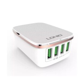 Chargeur à 4 Ports Usb + Câble - Blanc