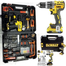 Dewalt Perceuse Visseuse à Béton Sans Fil 28v Avec Une Malette De 57 Outils