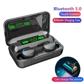 F9-36 - Oreillette Bluetooth - 3200mAh - Noir