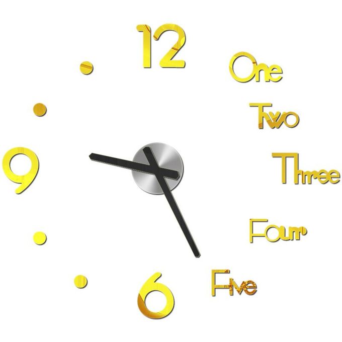 Horloge Murale Bricolage 3D-3 Color For Choose-or