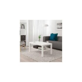 Table Centrale Blanche 90x55cm