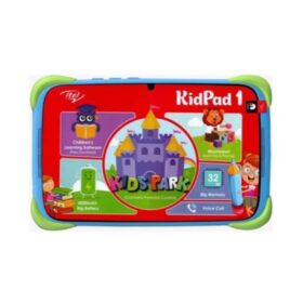 Itel Tablette Pour Enfant - KidPad 1 - 2 SIM - 3G - 7 Pouces - 32 Go Rom -1Go Ram - 2 Mpx – Bleu