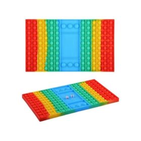 Jeu D'Echec En Silicone Arc-en-ciel