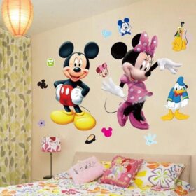 Mickey Mouse Minnie Autocollant Mural