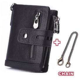 Portefeuille En Cuir Véritable Pour Hommes