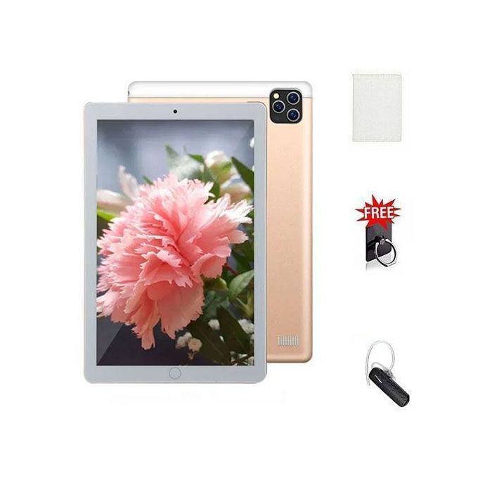 Tablette Android 10.1 pouces 128 Go Wi-Fi Double SIM Gold