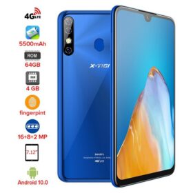 X Tigi Sharp2 - 4G 7.12'' 64Go ROM 4Go RAM Empreinte Digitale Bleu