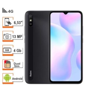 XIAOMI Redmi 9A - 2 Sim - 4G - 6.53 Pouces - 2Go Ram - 32Go Rom - 13Mpx - 5000mAh - Gris