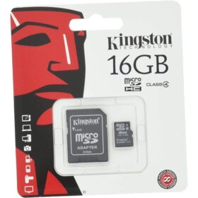 Kingston Carte Mémoire Kingston - 16GB - Noir