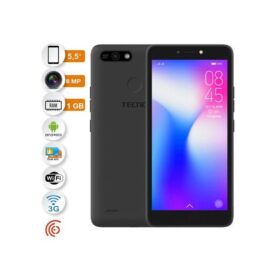 Tecno POP2F - Android - 16 Go - 1 GB RAM - 2400 MAh - Empreinte - Noir - Garantie 13 Mois