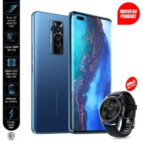 Tecno Phantom X- 4G - 6.7" - 8/256 Go - Triple Camera 50/13/8 MPx- Emprunte Sur L'ecran - 13Mois Garantie - Bleu