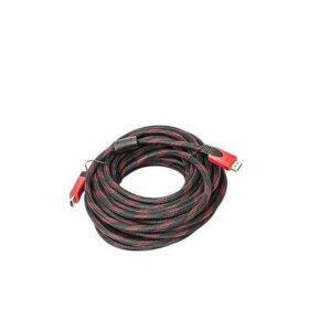 Câble HDMI 10 Mètres Tissés Avec Le Métal En Alliage De Zinc