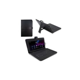 Etui + Clavier Compatible Tablette 10.1" - Noir