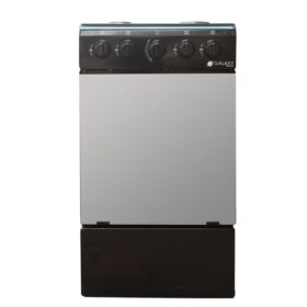 Galaxy Gazinière 4 feux - GCGX-5055B - Couverture en verre - 12 mois de garantie