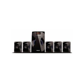 Philips Home Cinéma - SPA4040B - 45W - 5 Baffles - Subwoofer - USB - MP3 - Noir
