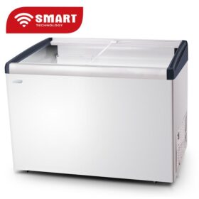 SMART TECHNOLOGY Congélateur Horizontal Vitré - STCCV-517 - 336 L - Blanc- Garantie 12 Mois