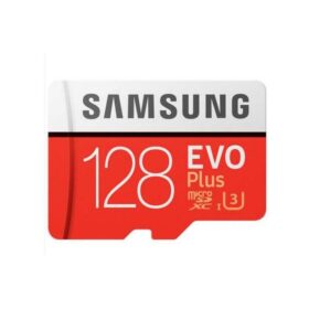 Samsung Carte Mémoire - 128GB - Evo Plus - 80MB/S - Rouge / Blanc