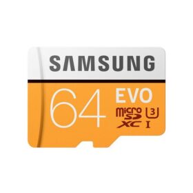 Samsung Evo Plus - Carte Mémoire - 64GB - MICRO SDXC - 100MB/S -Yellow