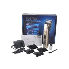 Kemei Tondeuse KEMEI Electrique Rechargeable KM-5017 - Cheveux Et Barbe - Pour Hommes Et Enfants - OR