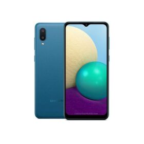 Samsung Galaxy A02 - Dual Sim - 6.5" - 13 Mpx - 32GO/2GO RAM - BLEU-ETUI OFFERT
