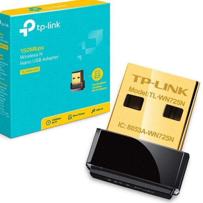 TP-Link Adaptateur Clé Wifi Nano USB Sans Fil TL-WN725N - Noir - Gixcor