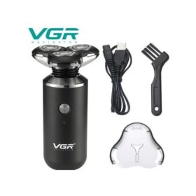 VGR V-317 Rasoir Pour Hommes Rechargeable Par USB à Trois Têtes - Noir