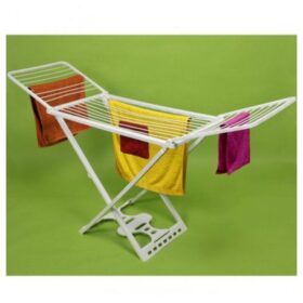 Séchoir à Linge En Plastique Détail Pliable ultra solide - Blanc