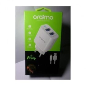 Chargeur Duo Oraimo Compatible Smartphones - Blanc