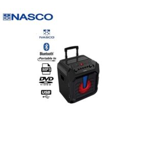 Nasco Enceinte bluetooth portable H-30 - USB ,Radio FM ,AUX, MIC - 30 W - Noir