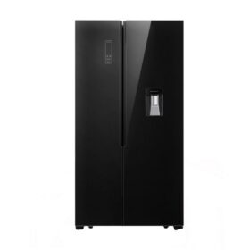 Nasco Réfrigérateur No Frost Americain - HNASF2-55.1S - 2 PORTES - 436 Litres - NOIR