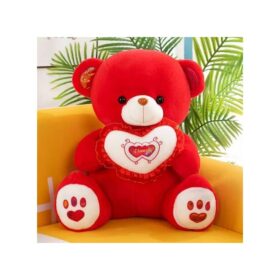 Nounours - Peluche / Cadeau Saint Valentin - (Longueur 40 Cm - Largeur 25 Cm)