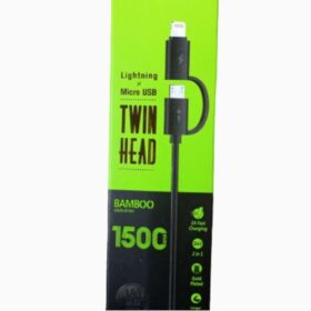 Oraimo Câble De Charge 2 En 1 De Qualité Pour Iphone & Android