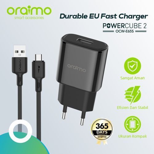 oraimo PowerCube 2 Pro Type Europe Chargeur rapide intelligent pour tous  les ports