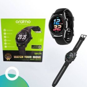 Oraimo Montre Intelligente 2021 - Connectée - Tempo OSW20 - Noir