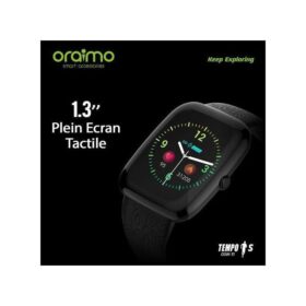 Oraimo Montre OSW11 Multifonctionnelle - Tactile - Bluetooth - Modèle 2021