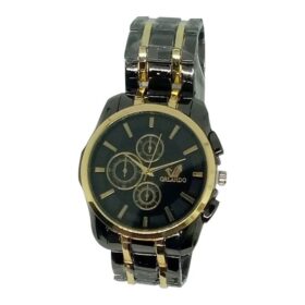 Orlando Montre Femme Cadran Rond - Doré/NOIR