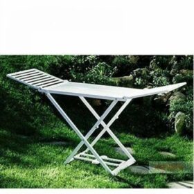 Séchoir à Linge En Plastique - Pliable - Blanc