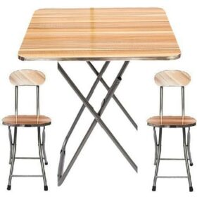 Table Pliante + 2 Chaises