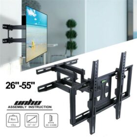 Support Mural TV 26 à 55 Pouces - Pivotant - Inclinable