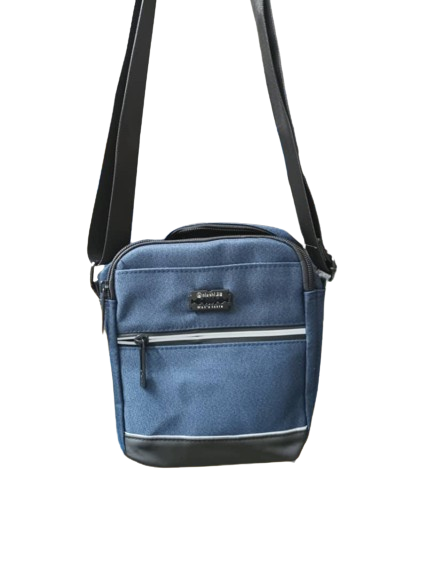 Sac Avec Plusieurs Compartiment Avec Bandoulière Réglable -Bleu