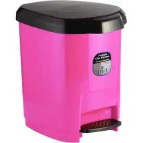 Poubelle à Pédale / Bac à Pédale - 20L Mod2- Rose