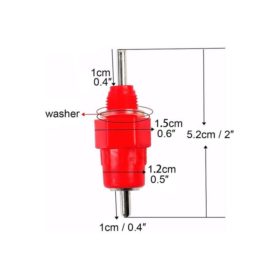 Abreuvoirs Pipette Mamelon Volaille (Lot De 20)