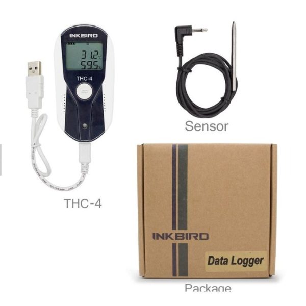 ENREGISTREUR DE THERMO HYGROMETRIE THC-4